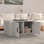 vidaXL Măsuță de cafea, gri beton, 80x50x36 cm, lemn compozit vidaXL Măsuță de cafea, gri beton, 80x50x36 cm, lemn compozit