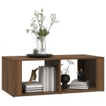 vidaXL Măsuță de cafea, stejar maro, 100x50x36 cm, lemn prelucrat vidaXL Măsuță de cafea, stejar maro, 100x50x36 cm, lemn prelucrat