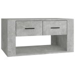 vidaXL Măsuță de cafea, gri beton, 80x50x40 cm, lemn compozit vidaXL Măsuță de cafea, gri beton, 80x50x40 cm, lemn compozit
