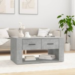 vidaXL Măsuță de cafea, gri beton, 80x50x40 cm, lemn compozit vidaXL Măsuță de cafea, gri beton, 80x50x40 cm, lemn compozit