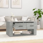 vidaXL Măsuță de cafea, gri beton, 80x50x40 cm, lemn compozit vidaXL Măsuță de cafea, gri beton, 80x50x40 cm, lemn compozit