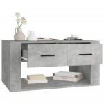 vidaXL Măsuță de cafea, gri beton, 80x50x40 cm, lemn compozit vidaXL Măsuță de cafea, gri beton, 80x50x40 cm, lemn compozit