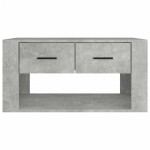 vidaXL Măsuță de cafea, gri beton, 80x50x40 cm, lemn compozit vidaXL Măsuță de cafea, gri beton, 80x50x40 cm, lemn compozit