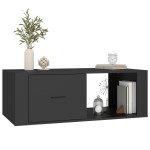 vidaXL Măsuță de cafea, negru, 100x50,5x35 cm, lemn compozit vidaXL Măsuță de cafea, negru, 100x50,5x35 cm, lemn compozit