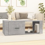 vidaXL Măsuță de cafea, gri beton, 100x50,5x35 cm, lemn compozit vidaXL Măsuță de cafea, gri beton, 100x50,5x35 cm, lemn compozit