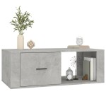 vidaXL Măsuță de cafea, gri beton, 100x50,5x35 cm, lemn compozit vidaXL Măsuță de cafea, gri beton, 100x50,5x35 cm, lemn compozit