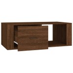 vidaXL Măsuță de cafea, stejar maro, 100x50,5x35 cm, lemn compozit vidaXL Măsuță de cafea, stejar maro, 100x50,5x35 cm, lemn compozit