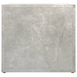 vidaXL Noptieră, gri beton, 41x40x36 cm, lemn compozit