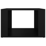 vidaXL Noptieră, negru, 57x55x36 cm, lemn compozit