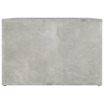 vidaXL Noptieră, gri beton, 57x55x36 cm, lemn compozit