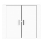 vidaXL Dulap, alb, 80x33x70 cm, lemn prelucrat