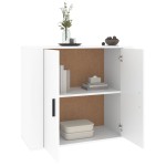 vidaXL Dulap, alb, 80x33x70 cm, lemn prelucrat