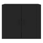 vidaXL Dulap, negru, 80x33x70 cm, lemn prelucrat
