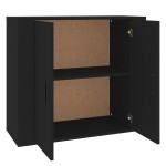 vidaXL Dulap, negru, 80x33x70 cm, lemn prelucrat