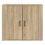 vidaXL Dulap, stejar sonoma, 80x33x70 cm, lemn compozit