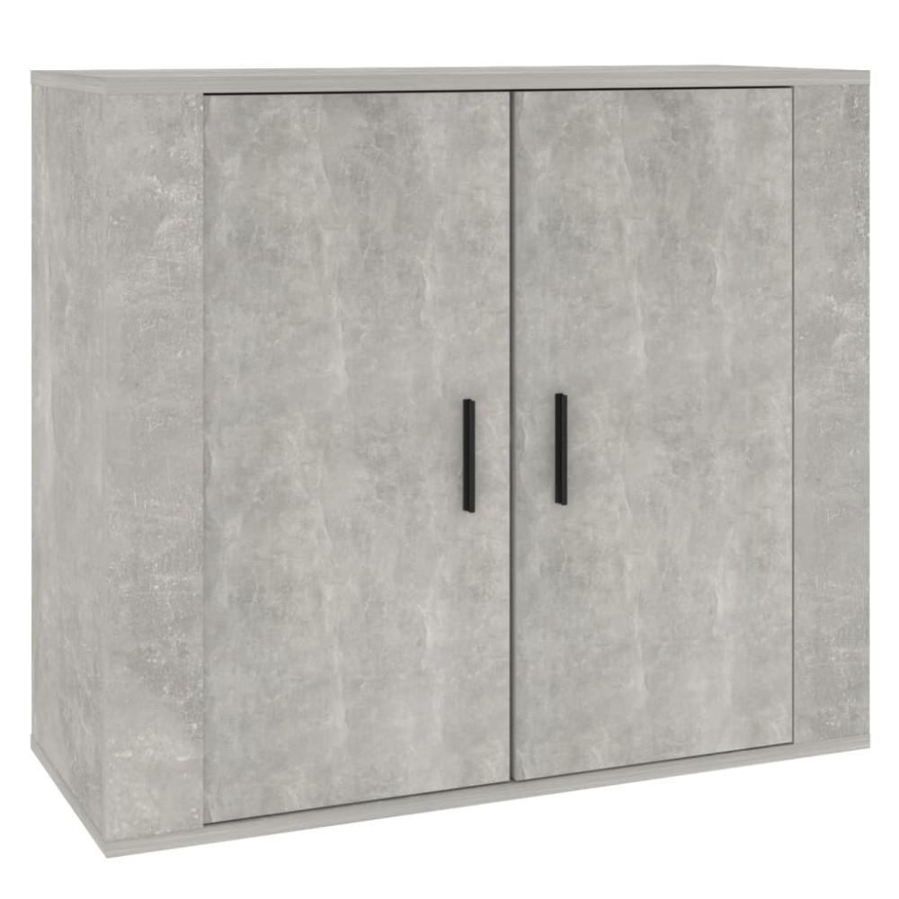 vidaXL Dulap, gri beton, 80x33x70 cm, lemn prelucrat