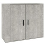 vidaXL Dulap, gri beton, 80x33x70 cm, lemn prelucrat