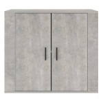 vidaXL Dulap, gri beton, 80x33x70 cm, lemn prelucrat