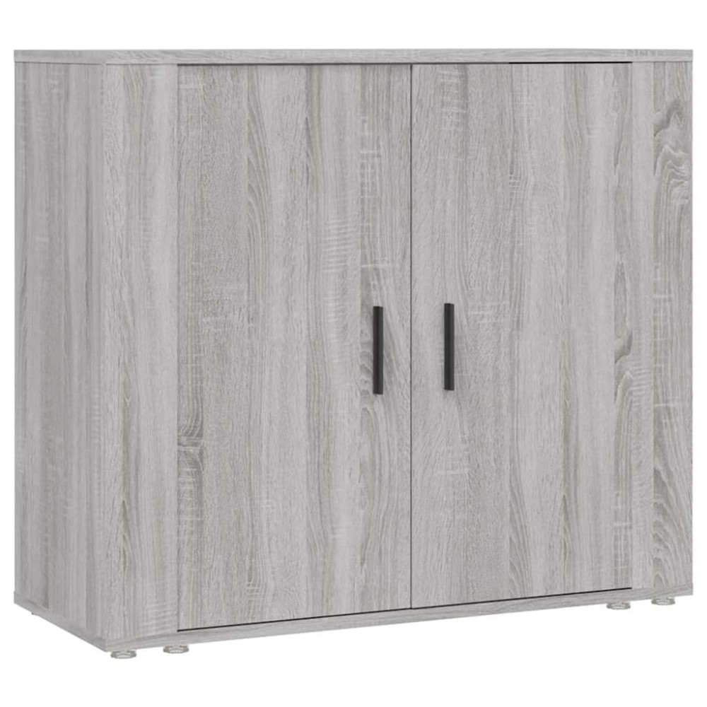 vidaXL Dulap, gri sonoma, 80x33x70 cm, lemn compozit