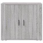 vidaXL Dulap, gri sonoma, 80x33x70 cm, lemn compozit vidaXL Dulap, gri sonoma, 80x33x70 cm, lemn compozit