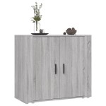 vidaXL Dulap, gri sonoma, 80x33x70 cm, lemn compozit vidaXL Dulap, gri sonoma, 80x33x70 cm, lemn compozit