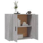 vidaXL Dulap, gri sonoma, 80x33x70 cm, lemn compozit vidaXL Dulap, gri sonoma, 80x33x70 cm, lemn compozit