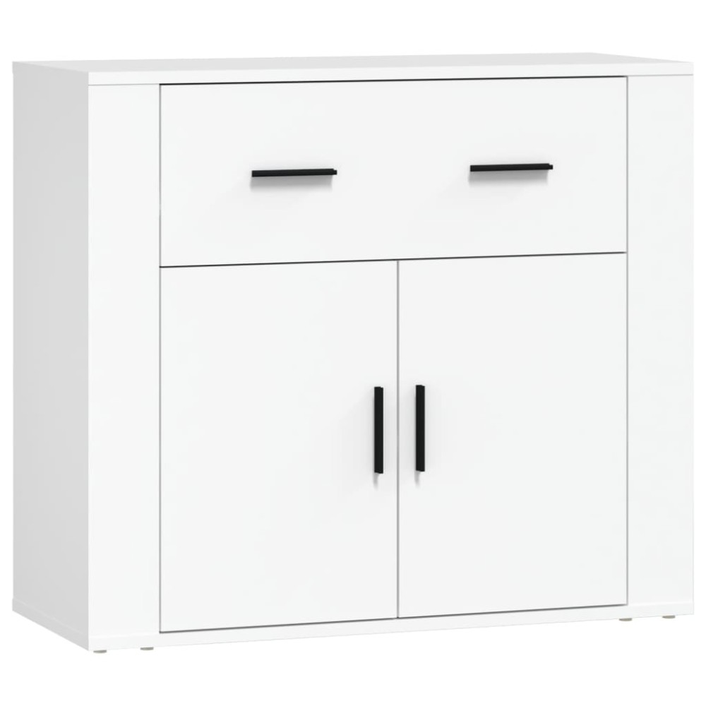 vidaXL Dulap, alb, 80x33x70 cm, lemn prelucrat