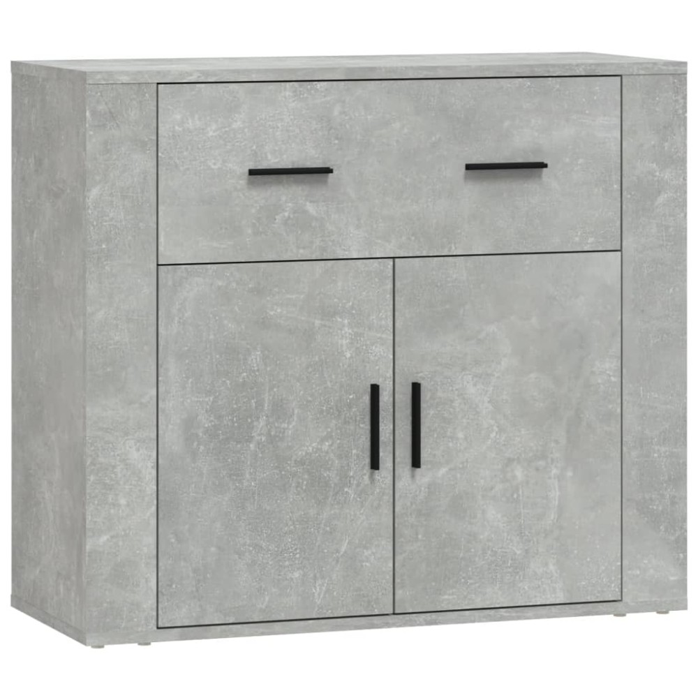 vidaXL Dulap, gri beton, 80x33x70 cm, lemn prelucrat