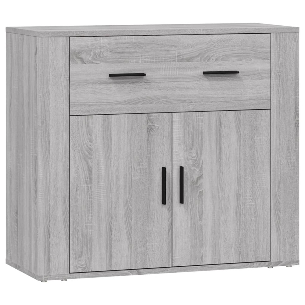 vidaXL Dulap, gri sonoma, 80x33x70 cm, lemn compozit