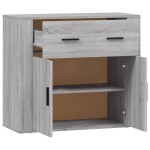 vidaXL Dulap, gri sonoma, 80x33x70 cm, lemn compozit vidaXL Dulap, gri sonoma, 80x33x70 cm, lemn compozit