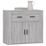 vidaXL Dulap, gri sonoma, 80x33x70 cm, lemn compozit vidaXL Dulap, gri sonoma, 80x33x70 cm, lemn compozit