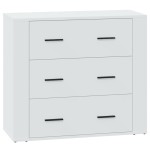 vidaXL Dulap, alb, 80x33x70 cm, lemn prelucrat