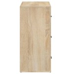 vidaXL Dulap, stejar sonoma, 80x33x70 cm, lemn compozit