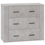 vidaXL Dulap, gri beton, 80x33x70 cm, lemn preluc vidaXL Dulap, gri beton, 80x33x70 cm, lemn preluc