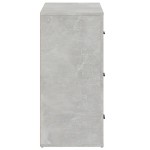 vidaXL Dulap, gri beton, 80x33x70 cm, lemn preluc vidaXL Dulap, gri beton, 80x33x70 cm, lemn preluc