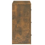 vidaXL Dulap, stejar fumuriu, 80x33x70 cm, lemn compozit vidaXL Dulap, stejar fumuriu, 80x33x70 cm, lemn compozit