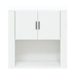 vidaXL Dulap de perete, alb, 80x33x80 cm, lemn prelucrat vidaXL Dulap de perete, alb, 80x33x80 cm, lemn prelucrat