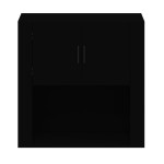 vidaXL Dulap de perete, negru, 80x33x80 cm, lemn prelucrat vidaXL Dulap de perete, negru, 80x33x80 cm, lemn prelucrat