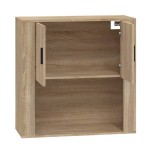 vidaXL Dulap de perete, stejar sonoma, 80x33x80 cm, lemn prelucrat vidaXL Dulap de perete, stejar sonoma, 80x33x80 cm, lemn prelucrat