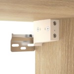 vidaXL Dulap de perete, stejar sonoma, 80x33x80 cm, lemn prelucrat vidaXL Dulap de perete, stejar sonoma, 80x33x80 cm, lemn prelucrat