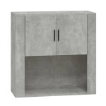 vidaXL Dulap de perete, gri beton, 80x33x80 cm, lemn prelucrat vidaXL Dulap de perete, gri beton, 80x33x80 cm, lemn prelucrat