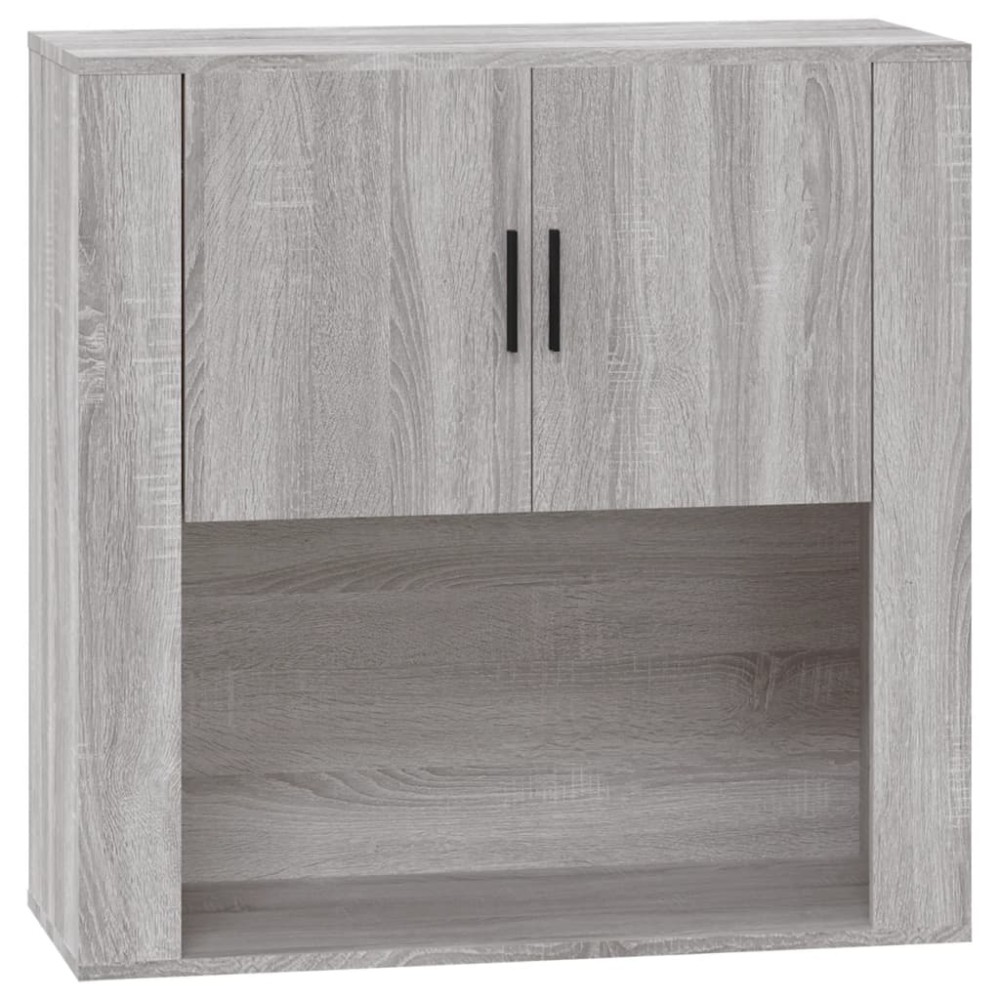 vidaXL Dulap de perete, gri sonoma,80x33x80 cm, lemn prelucrat