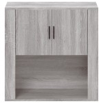 vidaXL Dulap de perete, gri sonoma,80x33x80 cm, lemn prelucrat vidaXL Dulap de perete, gri sonoma,80x33x80 cm, lemn prelucrat