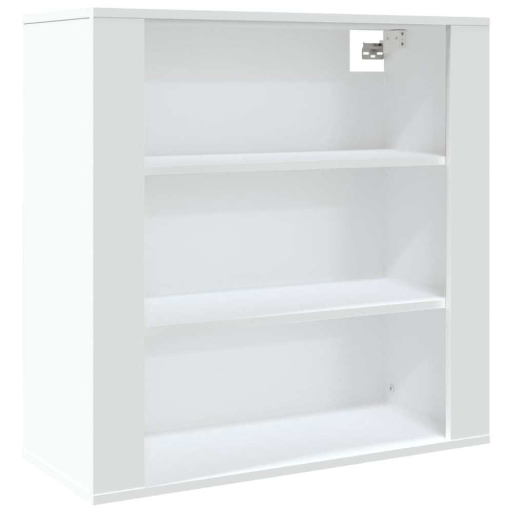 vidaXL Dulap de perete, alb, 80x33x80 cm, lemn prelucrat
