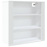 vidaXL Dulap de perete, alb, 80x33x80 cm, lemn prelucrat vidaXL Dulap de perete, alb, 80x33x80 cm, lemn prelucrat