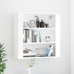 vidaXL Dulap de perete, alb, 80x33x80 cm, lemn prelucrat vidaXL Dulap de perete, alb, 80x33x80 cm, lemn prelucrat