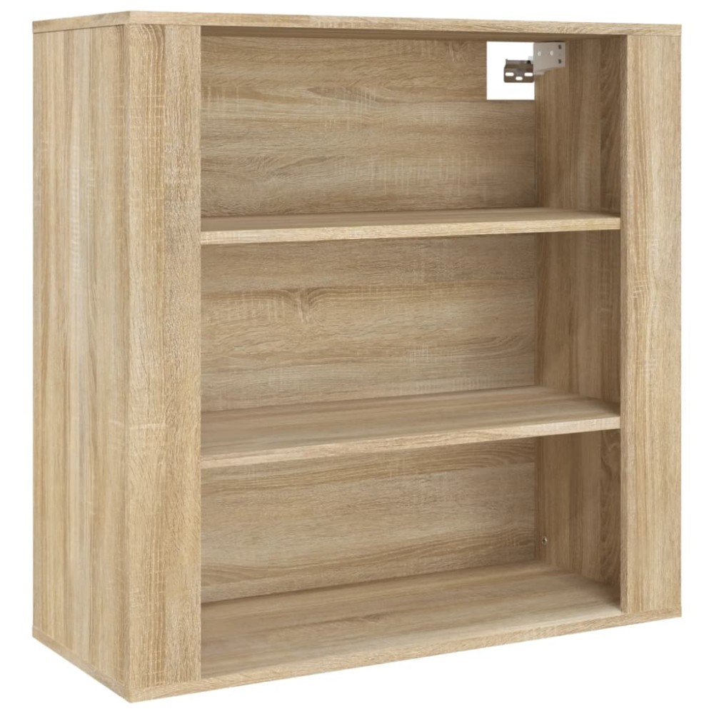 vidaXL Dulap de perete, stejar sonoma, 80x33x80 cm, lemn prelucrat