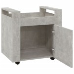 vidaXL Cărucior de birou, gri beton, 60x45x60 cm, lemn prelucrat vidaXL Cărucior de birou, gri beton, 60x45x60 cm, lemn prelucrat