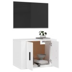 vidaXL Dulap TV cu montaj pe perete, alb, 57x34,5x40 cm vidaXL Dulap TV cu montaj pe perete, alb, 57x34,5x40 cm