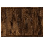 vidaXL Dulap TV montat pe perete, stejar fumuriu, 57x34,5x40 cm